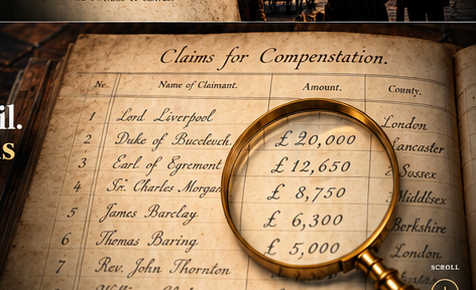 Conceptual close-up of a historical compensation ledger